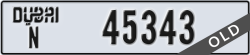 dubai - code - N - number -45343