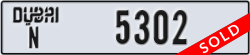 dubai - code - N - number -5302
