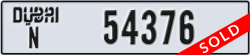 dubai - code - N - number -54376