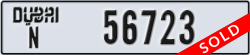 dubai - code - N - number -56723