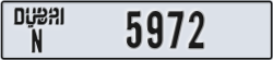 dubai - code - N - number -5972