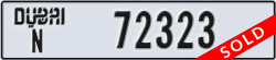 dubai - code - N - number -72323