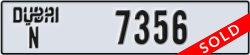dubai - code - N - number -7356