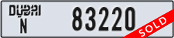 dubai - code - N - number -83220