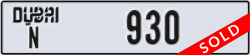 dubai - code - N - number -930