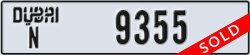 dubai - code - N - number -9355