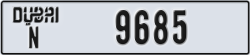 dubai - code - N - number -9685