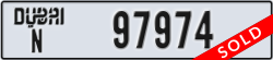 dubai - code - N - number -97974
