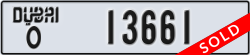 dubai - code - O - number -13661