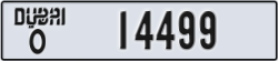 dubai - code - O - number -14499