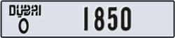 dubai - code - O - number -1850