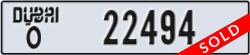 dubai - code - O - number -22494