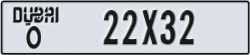 dubai - code - O - number -22X32