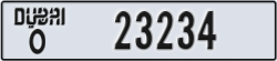 dubai - code - O - number -23234