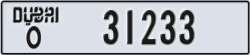 dubai - code - O - number -31233
