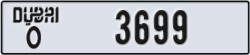 dubai - code - O - number -3699