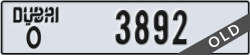 dubai - code - O - number -3892