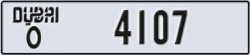 dubai - code - O - number -4107