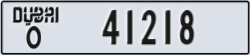dubai - code - O - number -41218