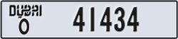dubai - code - O - number -41434