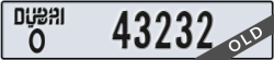 dubai - code - O - number -43232