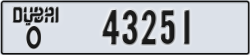 dubai - code - O - number -43251