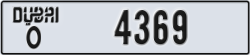 dubai - code - O - number -4369