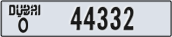dubai - code - O - number -44332
