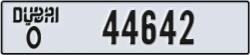 dubai - code - O - number -44642