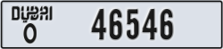 dubai - code - O - number -46546