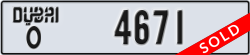 dubai - code - O - number -4671