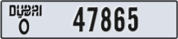 dubai - code - O - number -47865