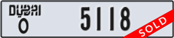 dubai - code - O - number -5118