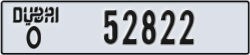 dubai - code - O - number -52822