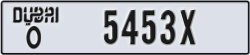 dubai - code - O - number -5453X