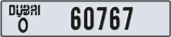 dubai - code - O - number -60767