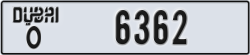 dubai - code - O - number -6362
