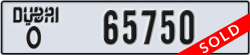 dubai - code - O - number -65750