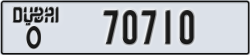 dubai - code - O - number -70710