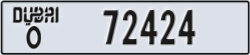 dubai - code - O - number -72424