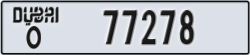 dubai - code - O - number -77278