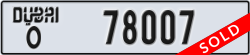 dubai - code - O - number -78007