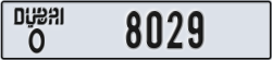 dubai - code - O - number -8029