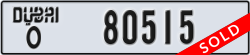 dubai - code - O - number -80515