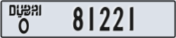 dubai - code - O - number -81221