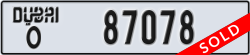 dubai - code - O - number -87078