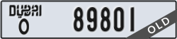 dubai - code - O - number -89801