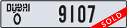 dubai - code - O - number -9107