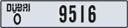 dubai - code - O - number -9516