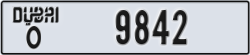 dubai - code - O - number -9842